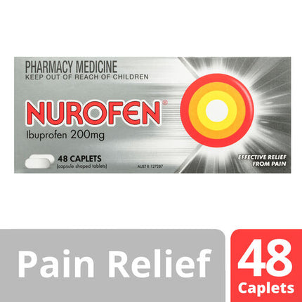Nurofen 200mg Ibuprofen 48 Caplets