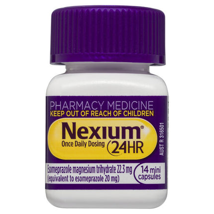 Nexium 24Hr 20mg Bottle 14 Mini Capsules