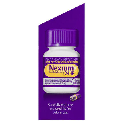 Nexium 24Hr 20mg Bottle 14 Mini Capsules