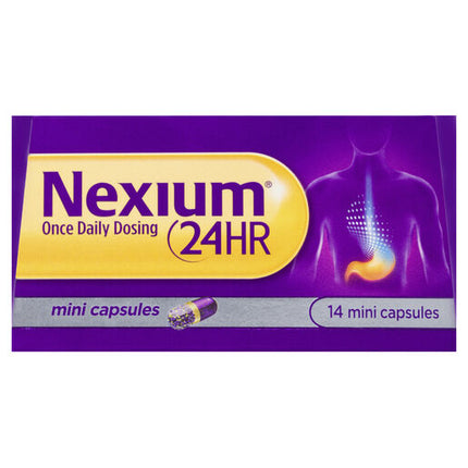 Nexium 24Hr 20mg Bottle 14 Mini Capsules