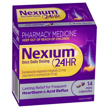 Nexium 24Hr 20mg Bottle 14 Mini Capsules
