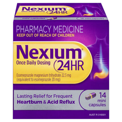 Nexium 24Hr 20mg Bottle 14 Mini Capsules