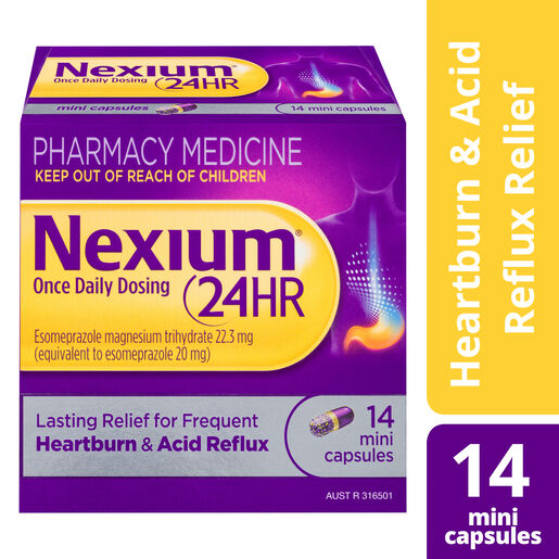 Nexium 24Hr 20mg Bottle 14 Mini Capsules