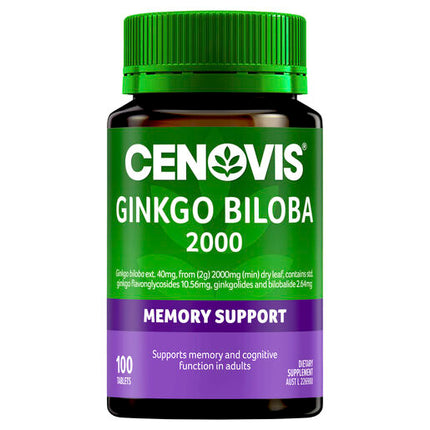 Cenovis Gingko Biloba 2000 100 Tablets