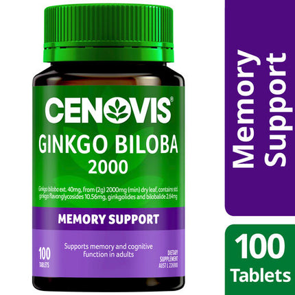 Cenovis Gingko Biloba 2000 100 Tablets