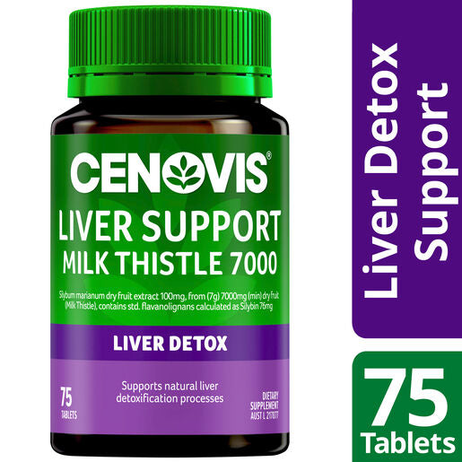 Cenovis Liver Support Milk Thistle 7000 75 Tablets