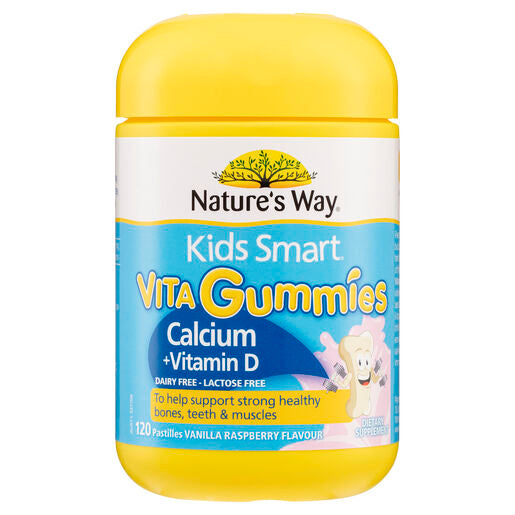 Nature's Way Kids Smart Vita Gummies Calcium + Vitamin D 120 Pastilles