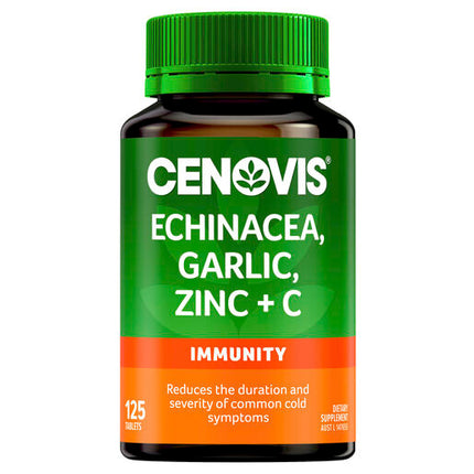 Cenovis Echinacea, Garlic, Zinc & C 125 Tablets