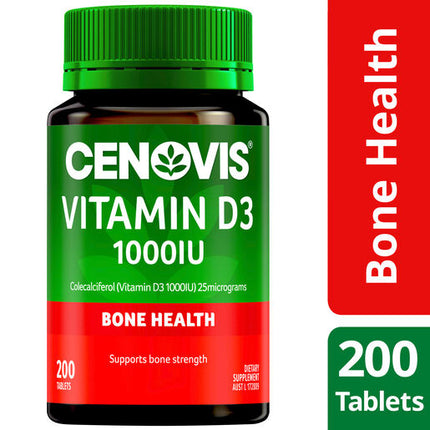 Cenovis Vitamin D3 1000IU 200 Tablets