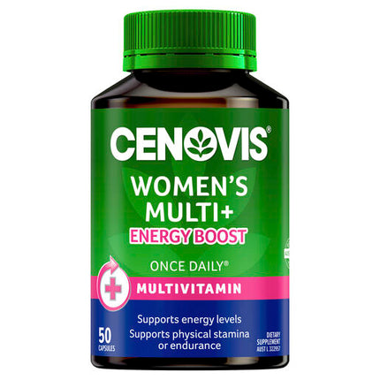 Cenovis Once Daily Women's Multi + Energy Boost 50 Capsules