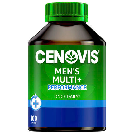 Cenovis Once Daily Men's Multi + Performance Value Pack 100 Capsules