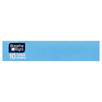 Breathe Right Nasal Strips Clear Large 10 Strips