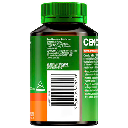 Cenovis Mega C 1000mg 60 Chewable Tablets