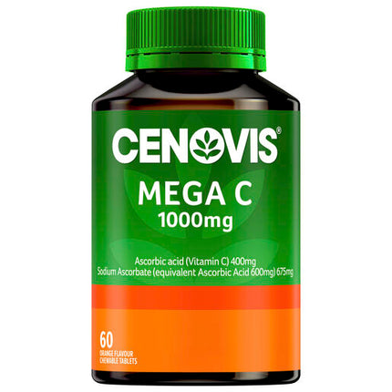 Cenovis Mega C 1000mg 60 Chewable Tablets