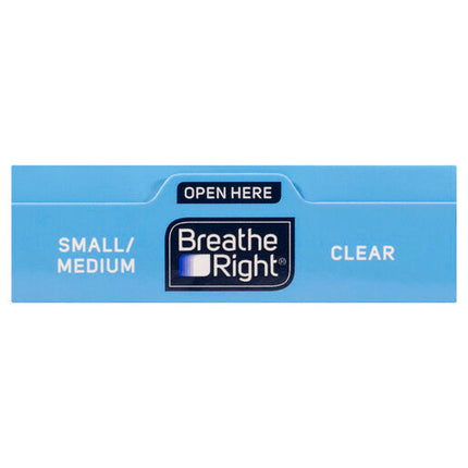 Breathe Right Nasal Strips Clear Regular 30 Strips