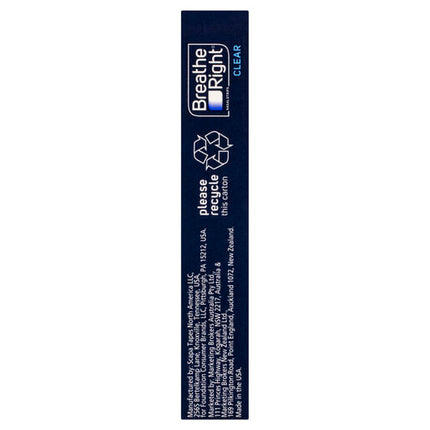 Breathe Right Nasal Strips Clear Large 10 Strips