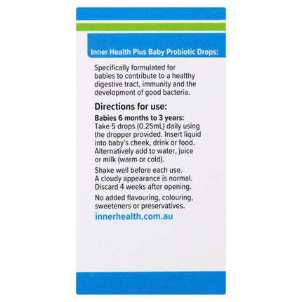 Inner Health Plus Baby Probiotic Drops Probiotic 8mL