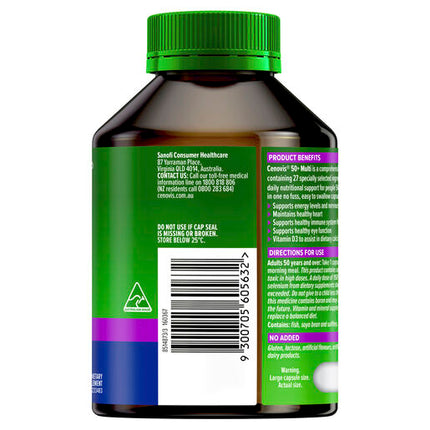 Cenovis 50+ Once Daily Multi Value Pack 100 Capsules