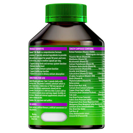 Cenovis 50+ Once Daily Multi Value Pack 100 Capsules