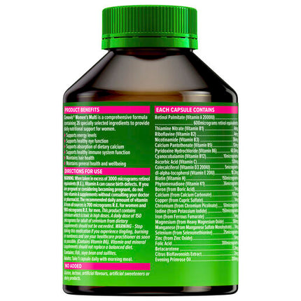 Cenovis Once Daily Women's Multi 100 Capsules