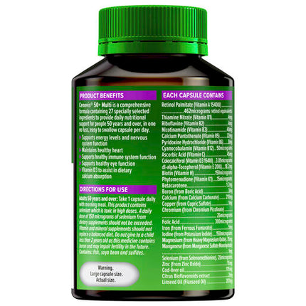 Cenovis 50+ Once Daily Multi 50 Capsules