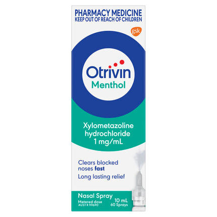 Otrivin Adult Nasal Spray Menthol 10mL