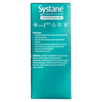 Systane Lubricant Eye Drops Hydration UD 0.7mL x 30 Vials