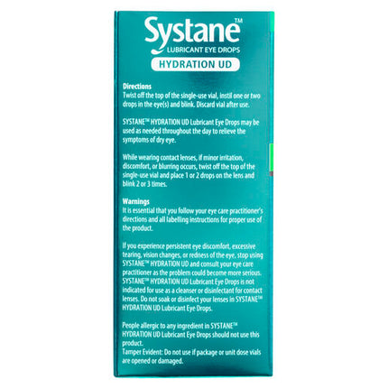Systane Lubricant Eye Drops Hydration UD 0.7mL x 30 Vials