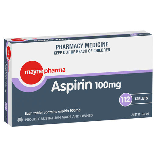 Mayne Aspirin 100mg 112 tablets