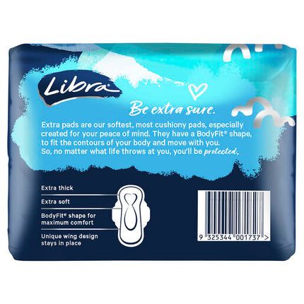 Libra Extra Pads Regular with Wings 14 Pack