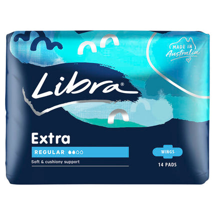 Libra Extra Pads Regular with Wings 14 Pack