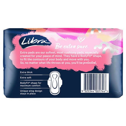 Libra Extra Pads Super with Wings 12 Pack