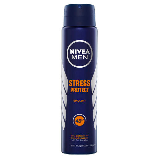 Nivea Deodorant Aerosol Men Stress Protect 250mL