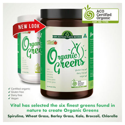 Vital Organic Just Greens Powder 200g