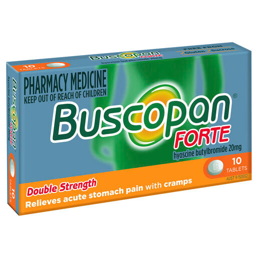 Buscopan Forte 20mg 10 Tablets