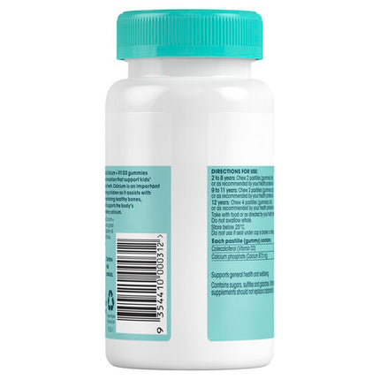 Pentavite Daily Calcium + Vit D3 Kids Gummies 60 Pastilles