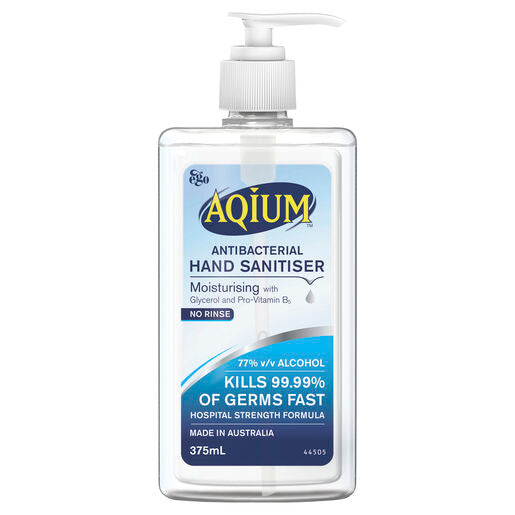 Ego Aqium Hand Sanitiser 375mL