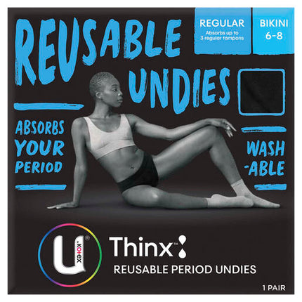 U by Kotex Thinx Period Undies Bikini Regular Size 106-8