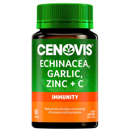 Cenovis Echinacea, Garlic, Zinc & C 60 Tablets