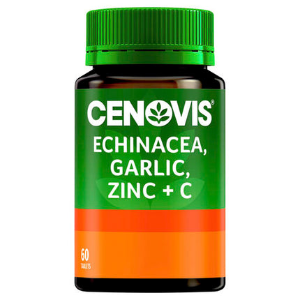 Cenovis Echinacea, Garlic, Zinc & C 60 Tablets