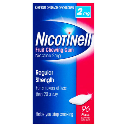 Nicotinell Gum Fruit 2mg 96 Pack