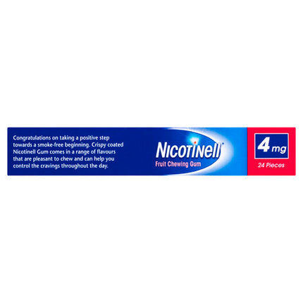 Nicotinell Gum Fruit 4mg 24 Pack