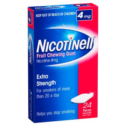 Nicotinell Gum Fruit 4mg 24 Pack