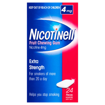 Nicotinell Gum Fruit 4mg 24 Pack