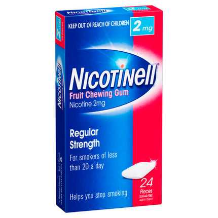 Nicotinell Gum Fruit 2mg 24 Pack