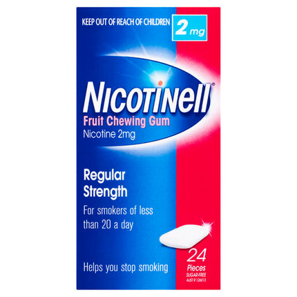Nicotinell Gum Fruit 2mg 24 Pack