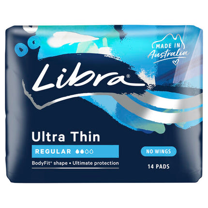 Libra Ultra Thin Pads Regular 14 Pack