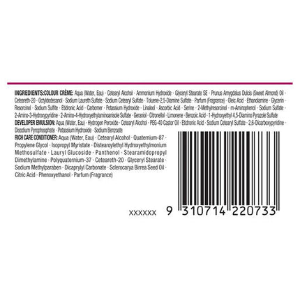 Napro Palette Permanent Hair Colour 7-46 Light Brown Mocha