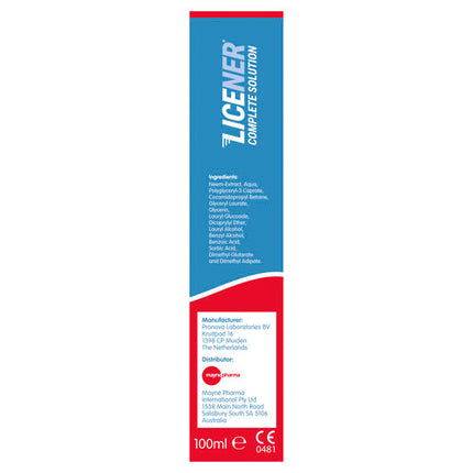 Licener Head Lice Treatment 100mL
