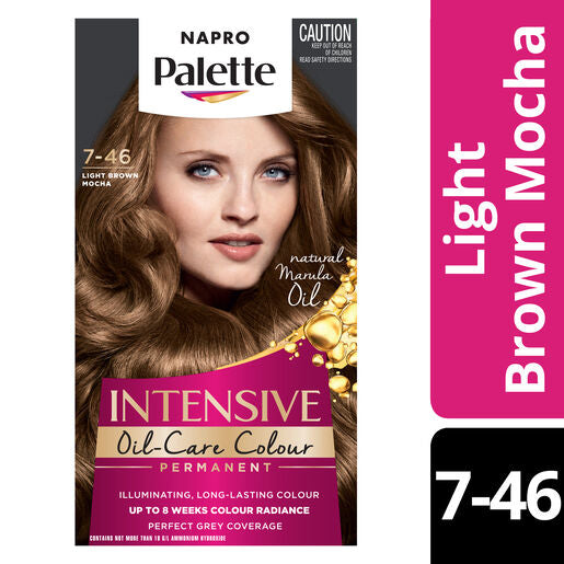 Napro Palette Permanent Hair Colour 7-46 Light Brown Mocha